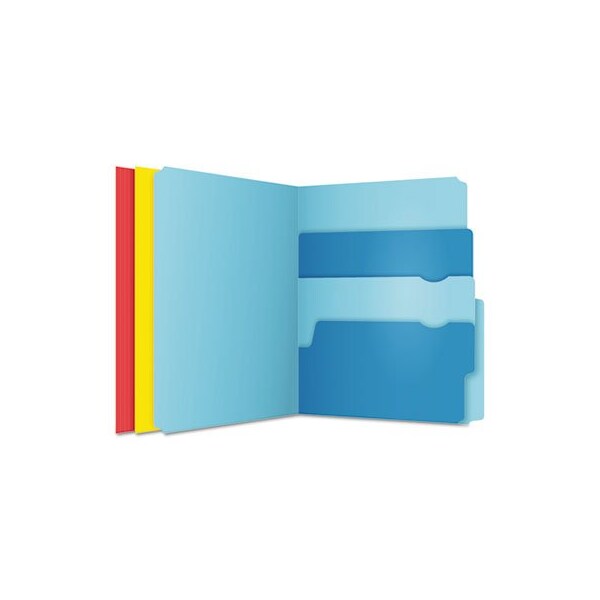 Tops Products Pendaflex, DIVIDE IT UP FILE FOLDERS, 1/2-CUT TABS, LETTER SIZE, ASSORTED, 12PK 10773 - main